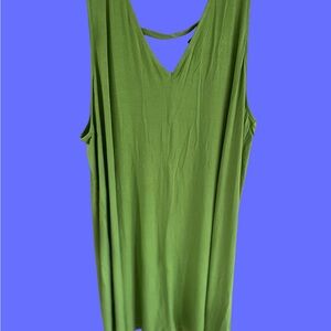 Green Sleeveless Women's dress